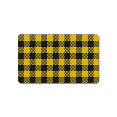 Plaid Pattern Magnet (name Card) by ValentinaDesign