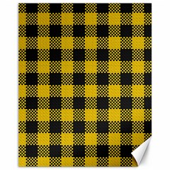 Plaid Pattern Canvas 11  X 14  