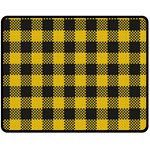 Plaid pattern Fleece Blanket (Medium)  60 x50  Blanket Front