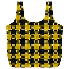 Plaid Pattern Full Print Recycle Bags (l)  by ValentinaDesign