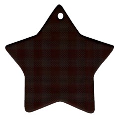 Plaid Pattern Ornament (star)