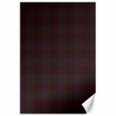 Plaid Pattern Canvas 20  X 30   by ValentinaDesign