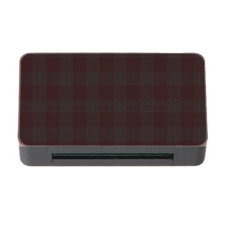 Plaid pattern Memory Card Reader with CF