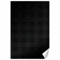 Plaid Pattern Canvas 24  X 36  by ValentinaDesign