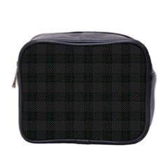 Plaid Pattern Mini Toiletries Bag 2-side by ValentinaDesign