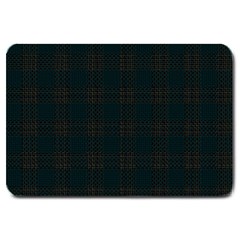 Plaid Pattern Large Doormat  by ValentinaDesign