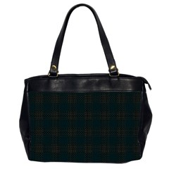 Plaid Pattern Office Handbags (2 Sides)  by ValentinaDesign