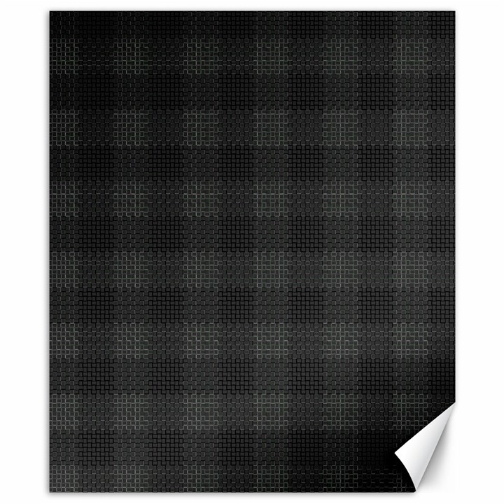 Plaid pattern Canvas 8  x 10 