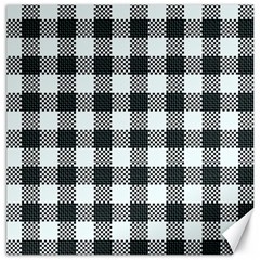 Plaid Pattern Canvas 12  X 12   by ValentinaDesign