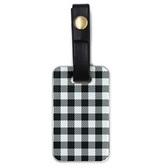 Plaid Pattern Luggage Tags (one Side)  by ValentinaDesign