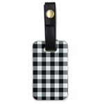 Plaid pattern Luggage Tags (One Side)  Front