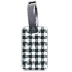 Plaid Pattern Luggage Tags (two Sides)