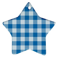 Plaid Pattern Ornament (star)