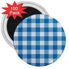 Plaid Pattern 3  Magnets (100 Pack) by ValentinaDesign