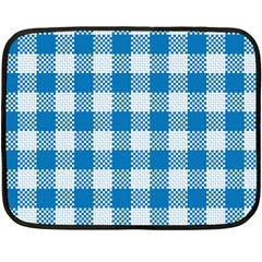 Plaid Pattern Fleece Blanket (mini) by ValentinaDesign