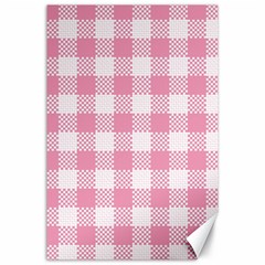 Plaid Pattern Canvas 24  X 36 