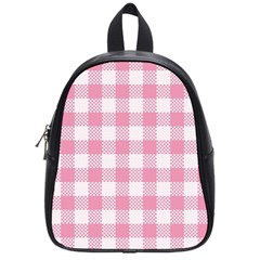 Plaid Pattern School Bags (small)  by ValentinaDesign