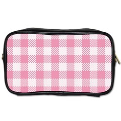 Plaid Pattern Toiletries Bags by ValentinaDesign