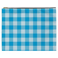 Plaid Pattern Cosmetic Bag (xxxl)  by ValentinaDesign