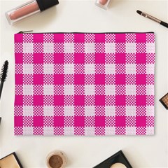 Plaid Pattern Cosmetic Bag (xl) by ValentinaDesign