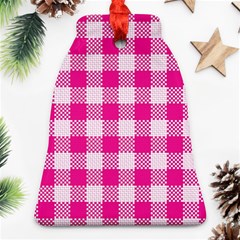 Plaid Pattern Bell Ornament (two Sides) by ValentinaDesign