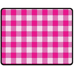 Plaid Pattern Double Sided Fleece Blanket (medium)  by ValentinaDesign