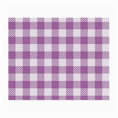 Plaid pattern Small Glasses Cloth