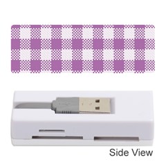 Plaid Pattern Memory Card Reader (stick)  by ValentinaDesign