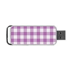 Plaid Pattern Portable Usb Flash (two Sides) by ValentinaDesign