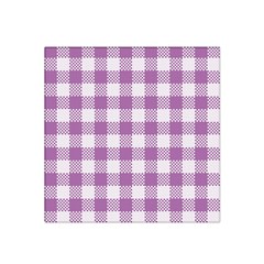 Plaid pattern Satin Bandana Scarf