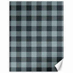 Plaid Pattern Canvas 12  X 16  