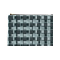 Plaid Pattern Cosmetic Bag (large)  by ValentinaDesign