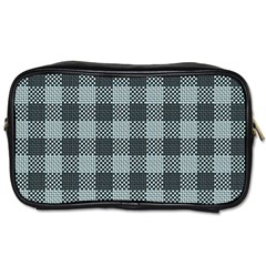 Plaid Pattern Toiletries Bags by ValentinaDesign