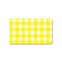 Plaid Pattern Magnet (name Card) by ValentinaDesign