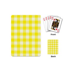 Plaid Pattern Playing Cards (mini)  by ValentinaDesign