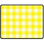 Plaid pattern Double Sided Fleece Blanket (Medium)  58.8 x47.4  Blanket Front