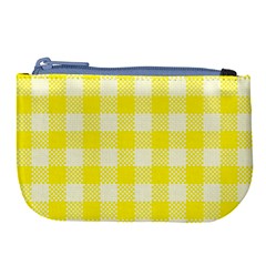 Plaid Pattern Large Coin Purse