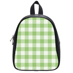 Plaid Pattern School Bags (small) 