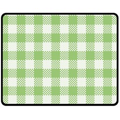 Plaid Pattern Fleece Blanket (medium)  by ValentinaDesign