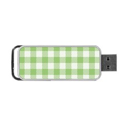 Plaid Pattern Portable Usb Flash (two Sides)