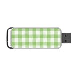 Plaid pattern Portable USB Flash (Two Sides) Front