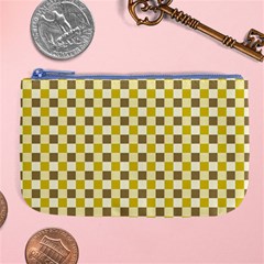 Plaid Pattern Large Coin Purse by ValentinaDesign