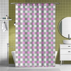 Plaid Pattern Shower Curtain 48  X 72  (small)  by ValentinaDesign