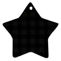 Plaid Pattern Ornament (star)