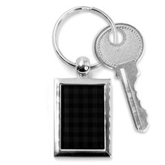 Plaid Pattern Key Chains (rectangle)  by ValentinaDesign