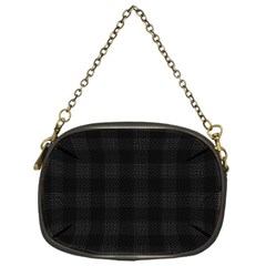 Plaid Pattern Chain Purses (one Side)  by ValentinaDesign