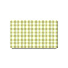 Plaid Pattern Magnet (name Card) by ValentinaDesign