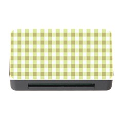 Plaid Pattern Memory Card Reader With Cf by ValentinaDesign