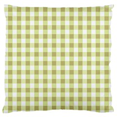 Plaid Pattern Large Cushion Case (two Sides) by ValentinaDesign