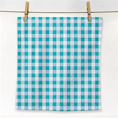 Plaid Pattern Face Towel by ValentinaDesign